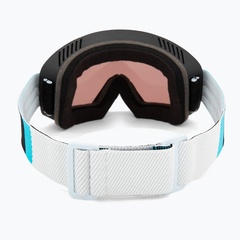 Skibrille HEAD Contex Pro 5K Race chrome/red/5k chrome/orange 4