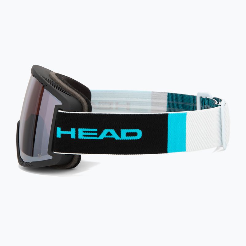 Skibrille HEAD Contex Pro 5K Race chrome/red/5k chrome/orange 5