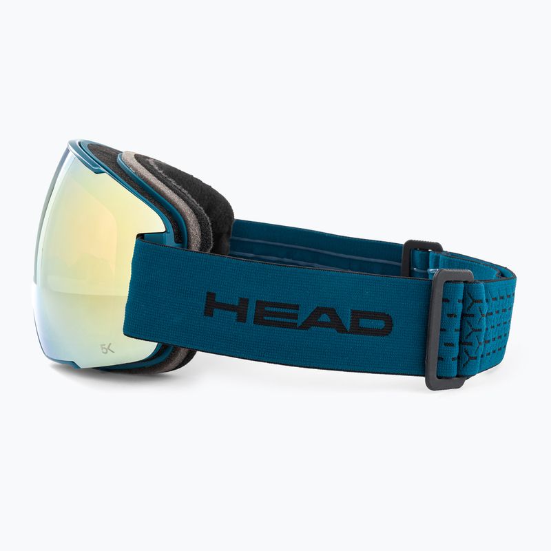 HEAD Magnify 5K gold/petrol/orange Skibrille 5