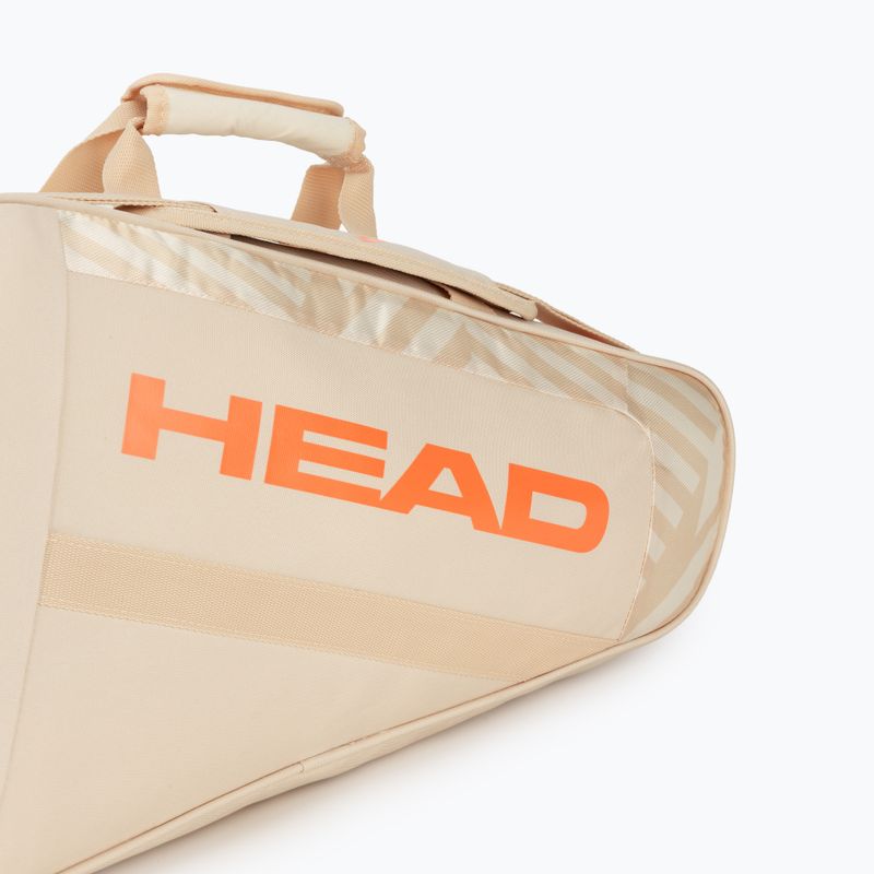 Padel-Tasche HEAD Base Padel Bag M Chamomle/Corduroy White 7
