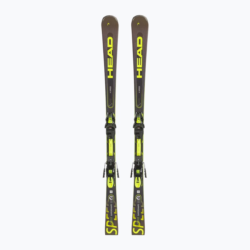 HEAD Supershape e-Speed SW SF-PR + PRD 12 schwarz/neongelb Abfahrtsski