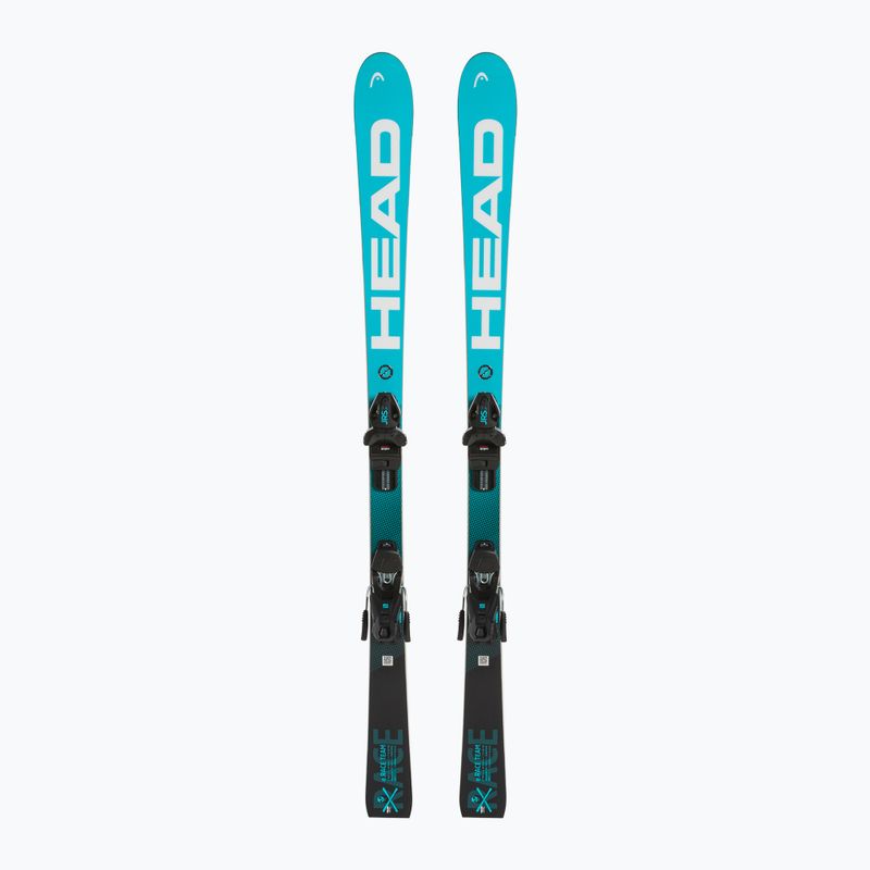Kinder Ski Alpin HEAD WC e.Race Team SW JRS + Jrs 7.5 schwarz/blau
