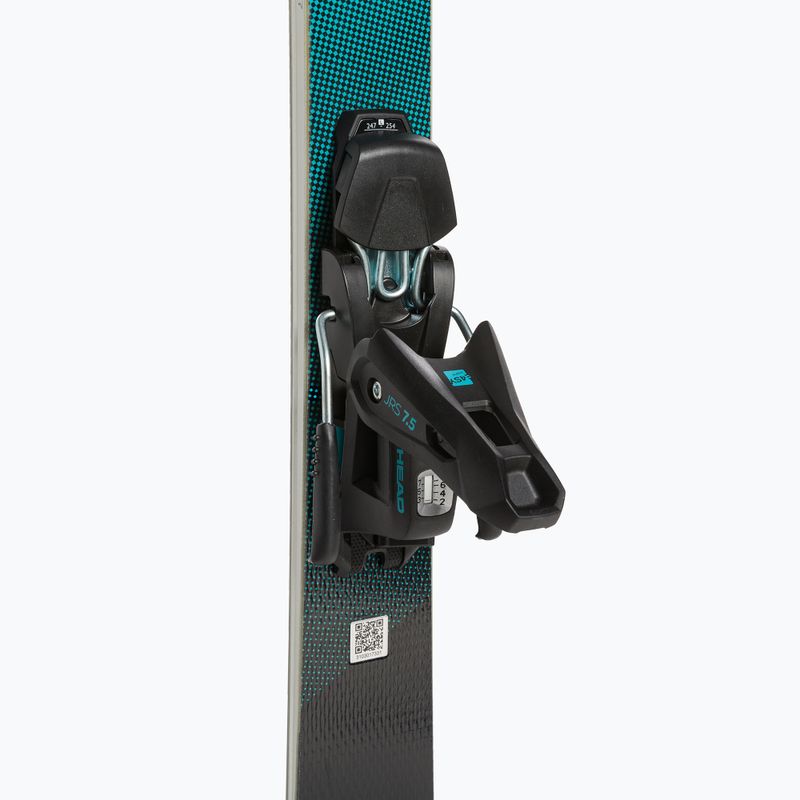 Kinder Ski Alpin HEAD WC e.Race Team SW JRS + Jrs 7.5 schwarz/blau 5