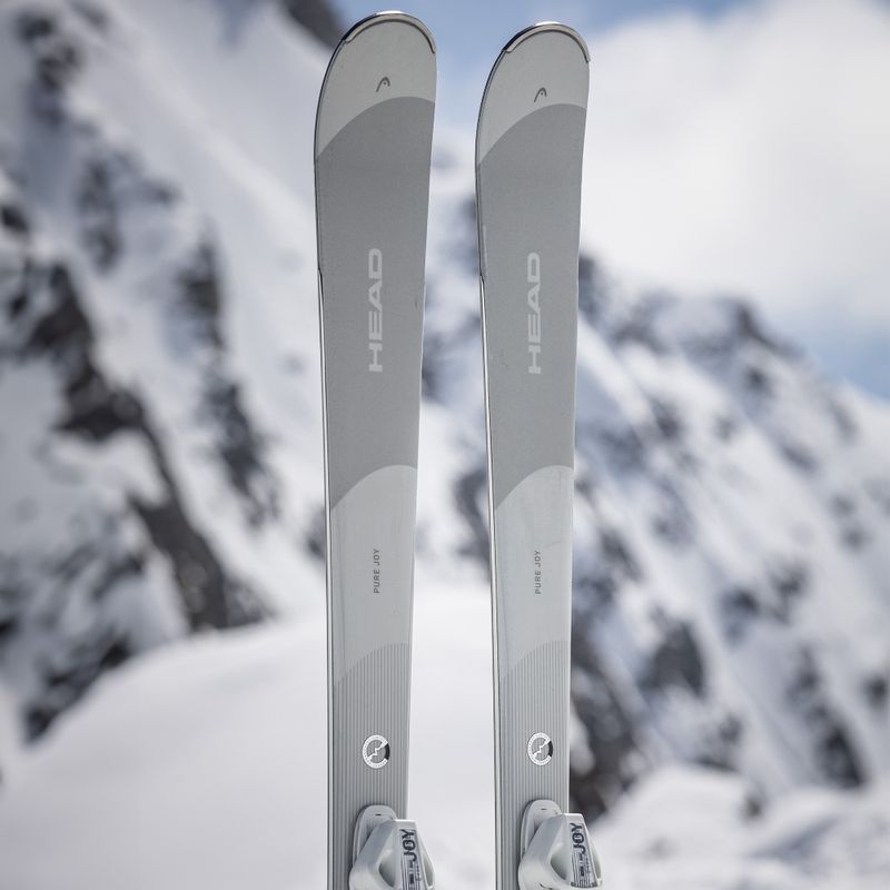Damen-Abfahrtsski Head e.pure Joy SLR Joy Pro + Joy 9 silber/grau 7