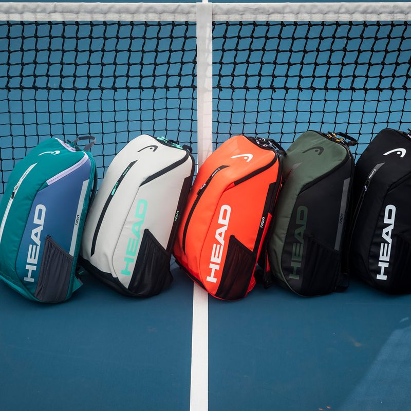 HEAD Tennis Tour Backpack schwarz/weiss 8