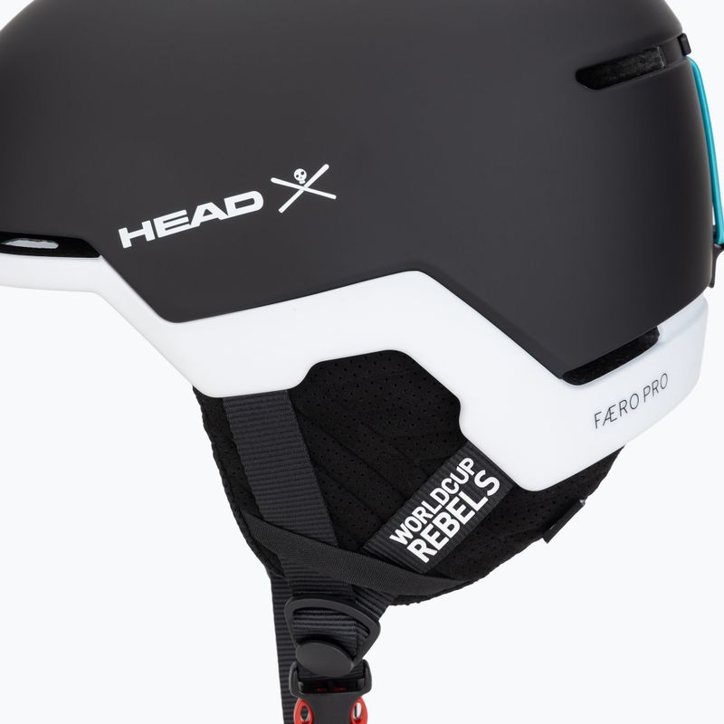 Skihelm HEAD Faero Pro white/red 7