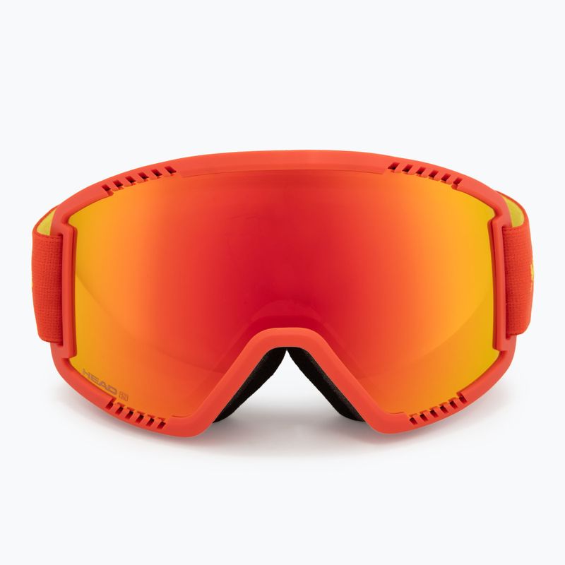 Skibrille HEAD Contex red/red/fmr yellow red 2