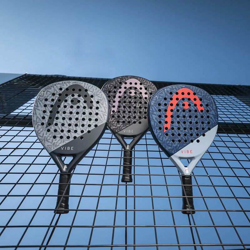 Padelschläger HEAD Vibe 2025 black/ purple 6