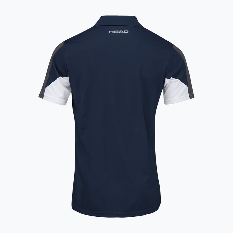 HEAD Club 22 Tech Herren-Tennis-Polo-Shirt navy blau 811421 6