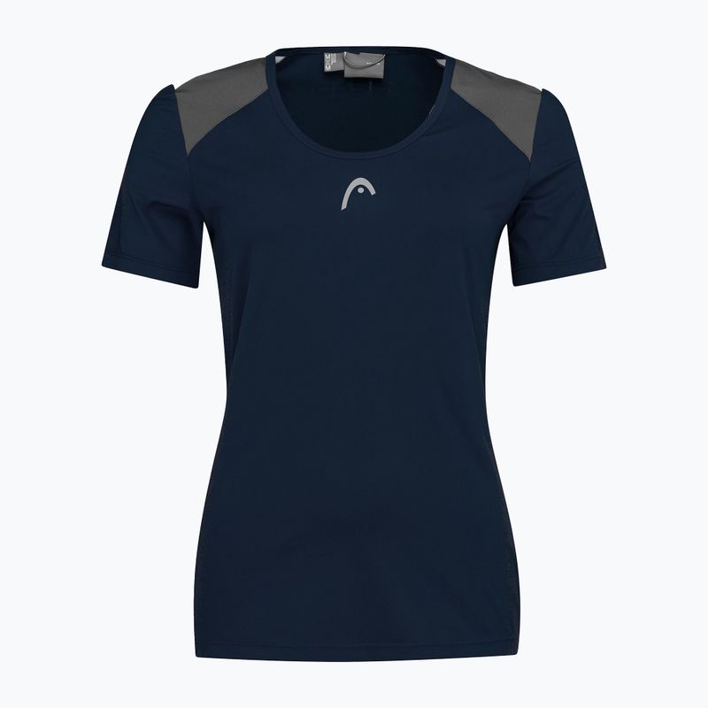 Damen-Tennisshirt HEAD Club 22 Tech navy blau 814431