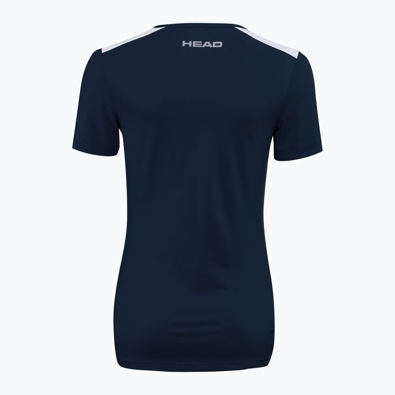 Damen-Tennisshirt HEAD Club 22 Tech navy blau 814431 2