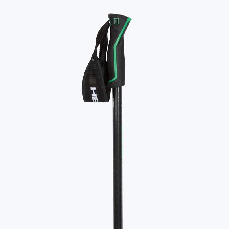 Skistöcke HEAD Frontside carbon black/green 2