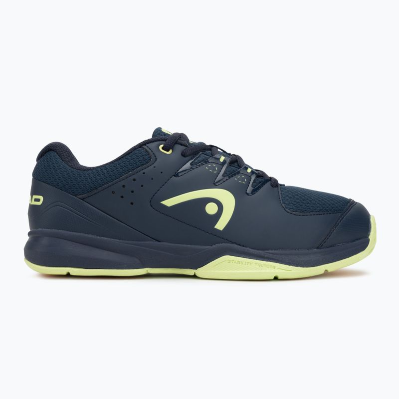 HEAD Squash-Schuhe Grid 3.5 navy/lime 2