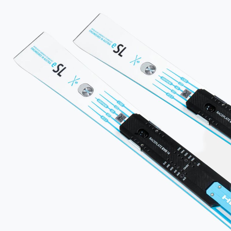 Alpin-Ski HEAD WC Rebels e-SL RP EVO 14 + Bindungen Freeflex 14 GW white/blue 4