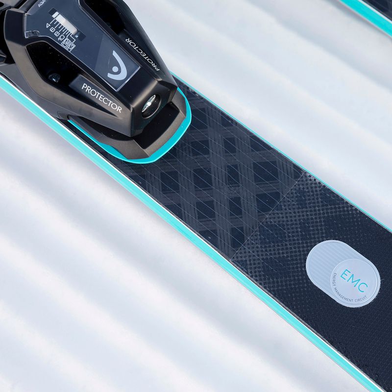 Alpinski HEAD Supershape e-Speed SW BB-PR + Bindungen PRD 12 GW black/blue 15