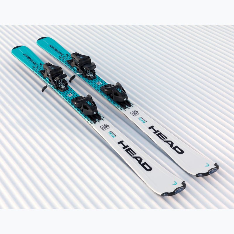 Kinder-Ski HEAD Supershape Team Easy JRS + Bindungen Jrs 4.5 GW CA white/blue 8