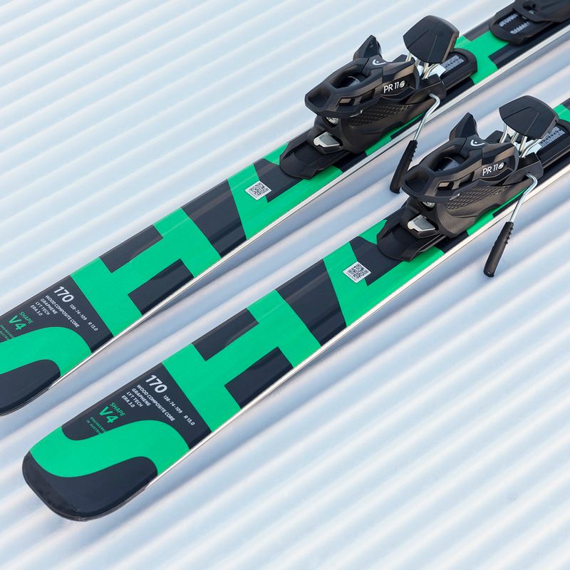 Ski HEAD Shape V4 AMT-PR + Bindungen PR 11 GW anthracite/green 9
