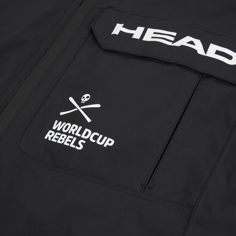 Herren Skijacke HEAD Race Nova black/black 3