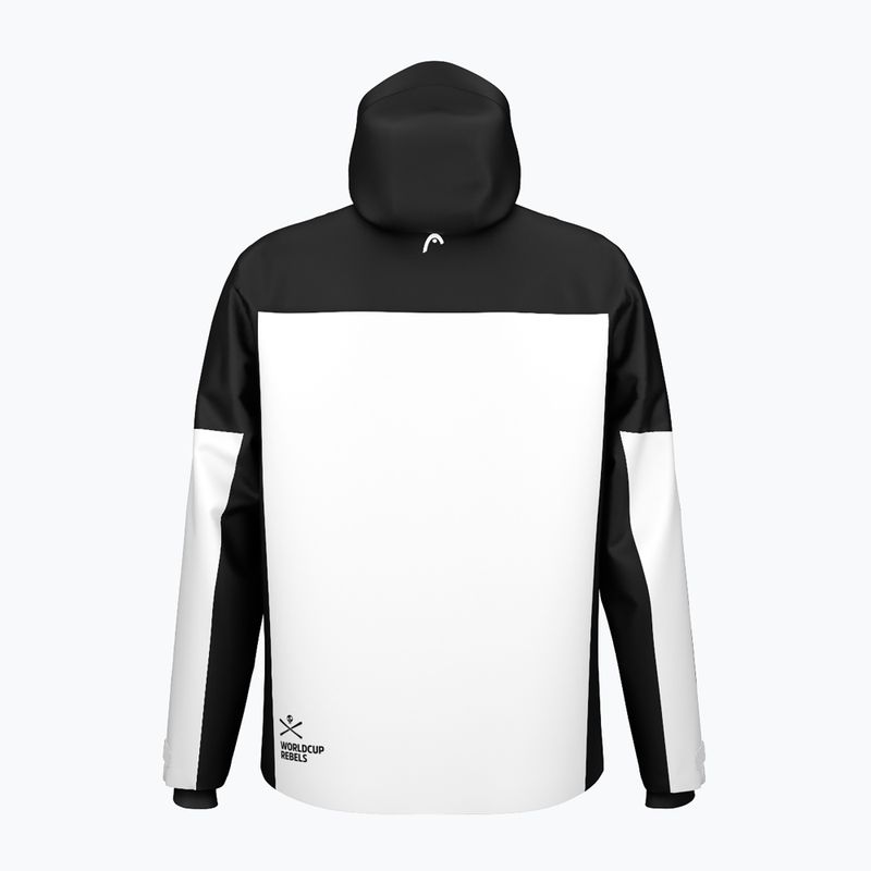 Herren-Skijacke HEAD Race Nova black/white 2