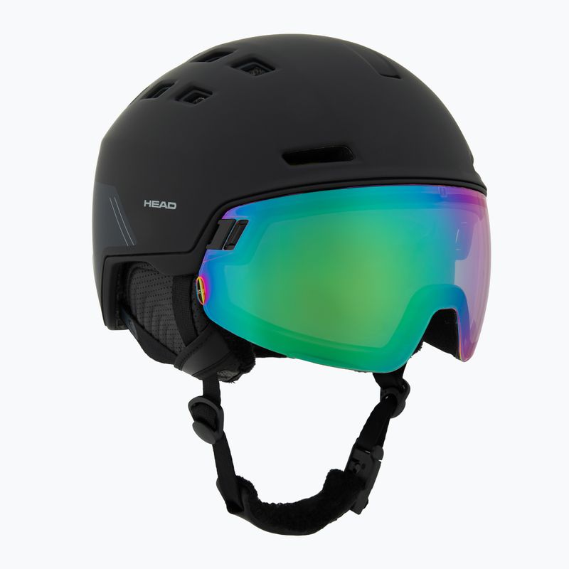 Skihelm HEAD Porsche Radar 5K Photo Mips black/5k photo green