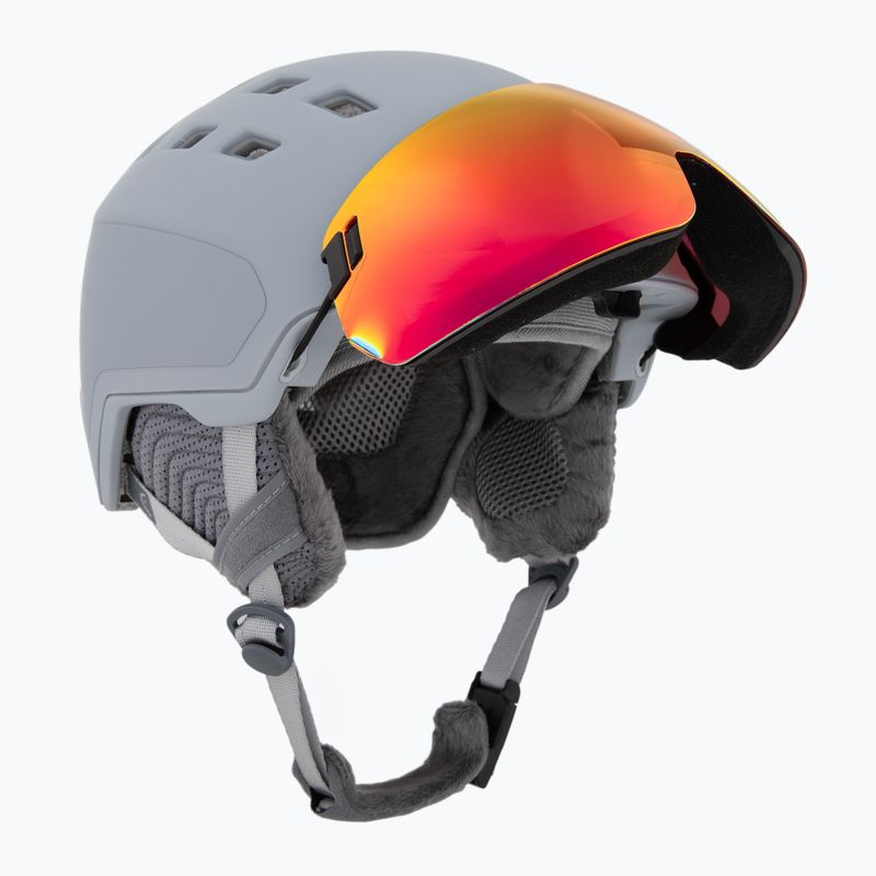 Skihelm HEAD Rachel Pro grey/red yellow 9