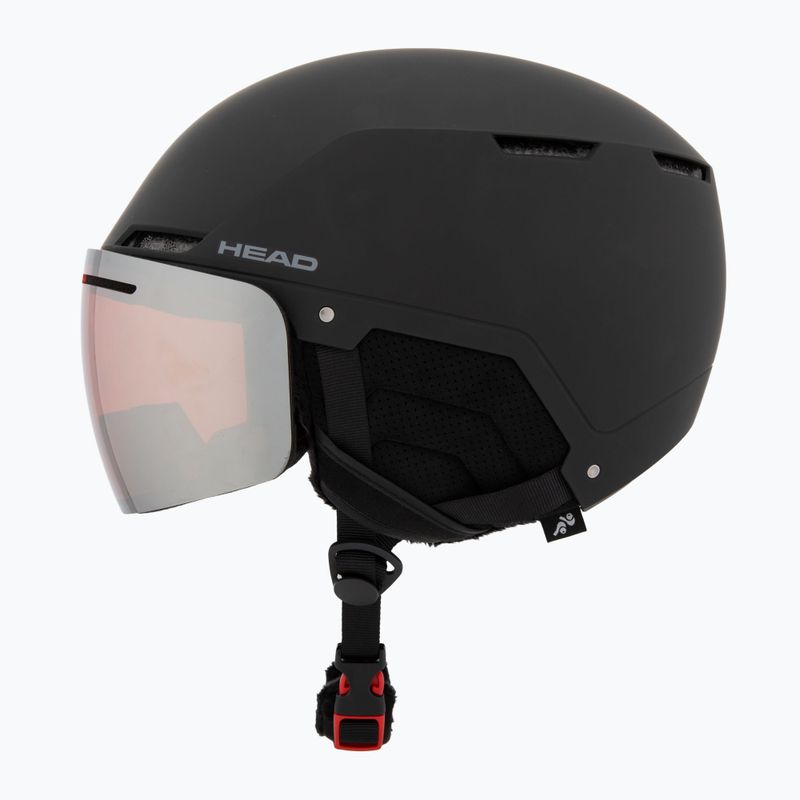 Skihelm HEAD Cinema black/silver red 3