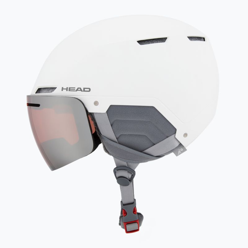 Skihelm Damen HEAD Cinema W white/silver red 3