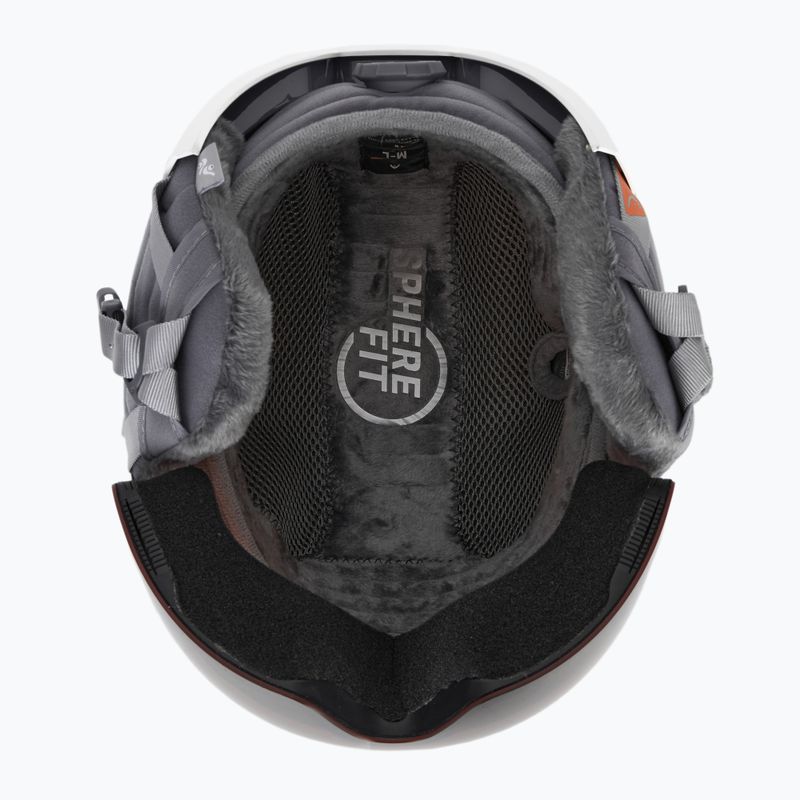 Skihelm Damen HEAD Cinema W white/silver red 5