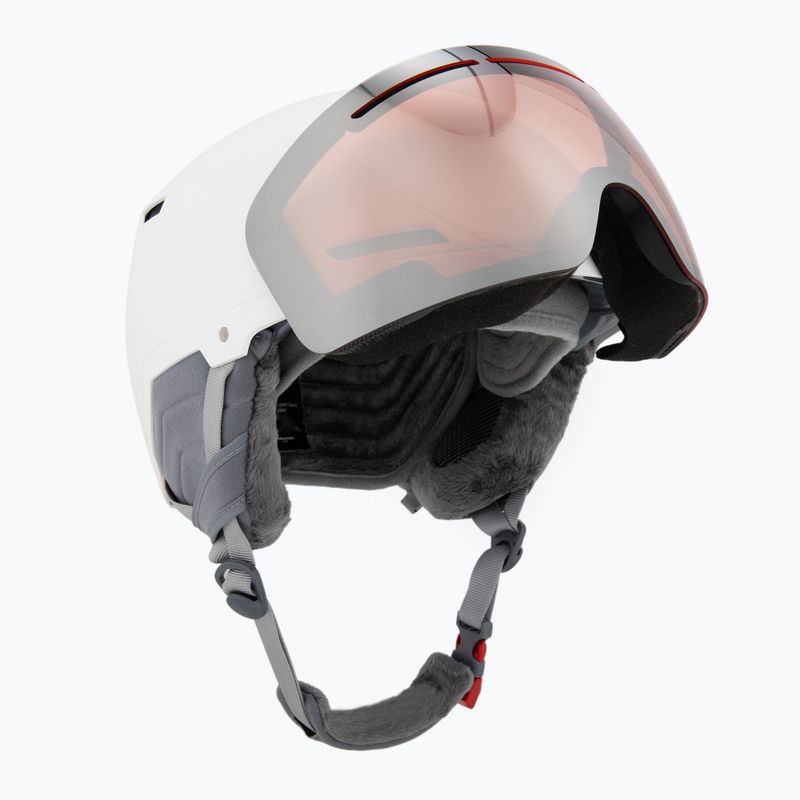 Skihelm Damen HEAD Cinema W white/silver red 9