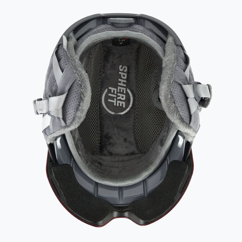 Skihelm Damen HEAD Cinema Pro W grey/red yellow 4