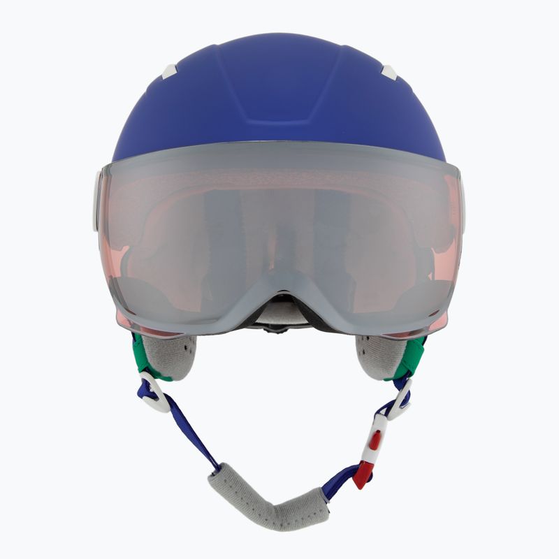 Skihelm Kinder Head Mojo Visor Jr blue/green/silver red 2