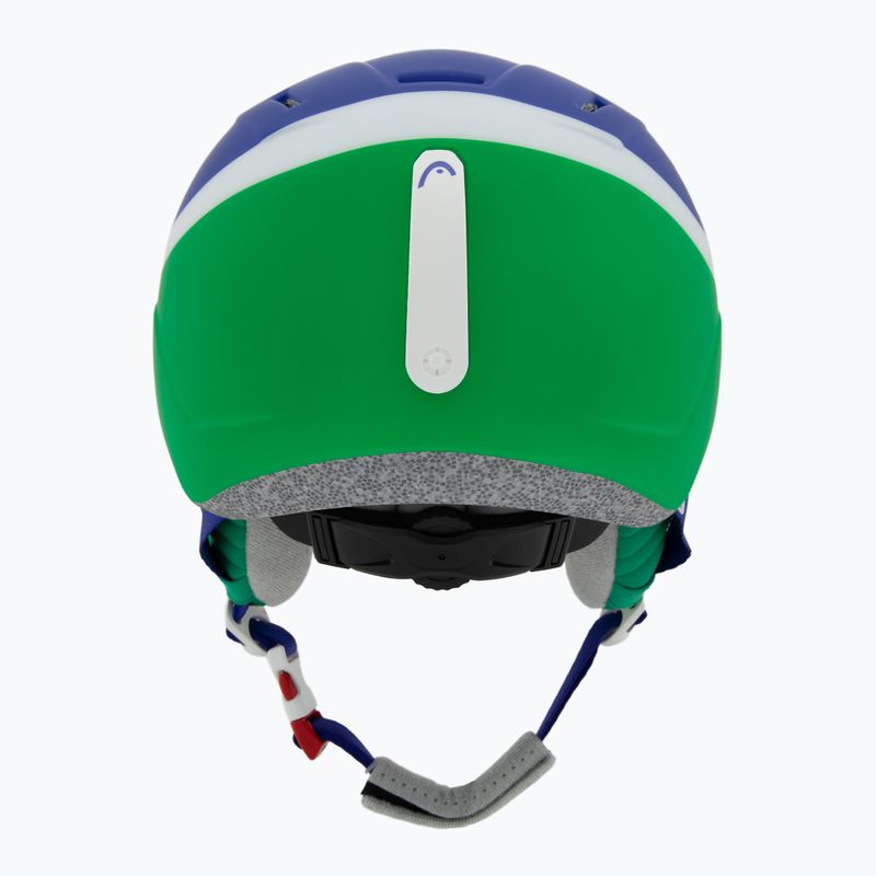 Skihelm Kinder Head Mojo Visor Jr blue/green/silver red 4