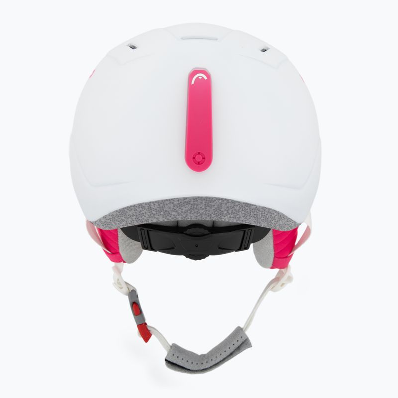 Skihelm Kinder HEAD Maja Visor white/silver red 4