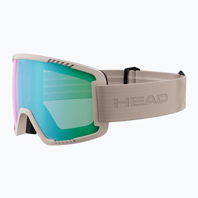 Skibrille HEAD Contex green/sand/fmr blue green 5