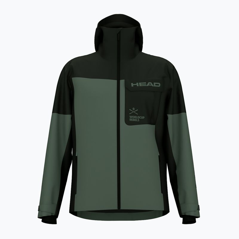 Skijacke Herren HEAD Race Nova black/dark thyme