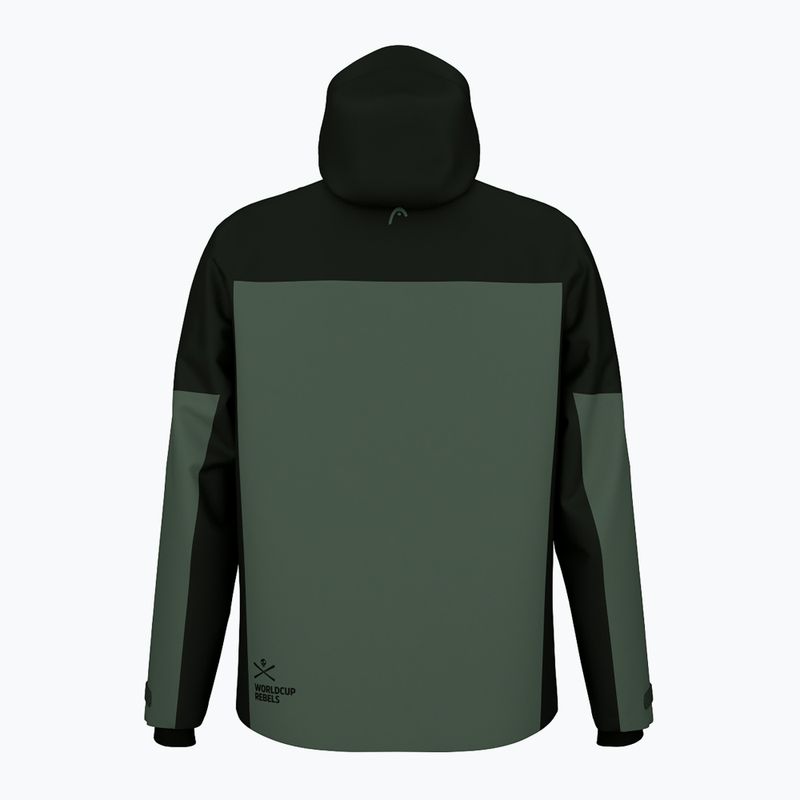 Skijacke Herren HEAD Race Nova black/dark thyme 2