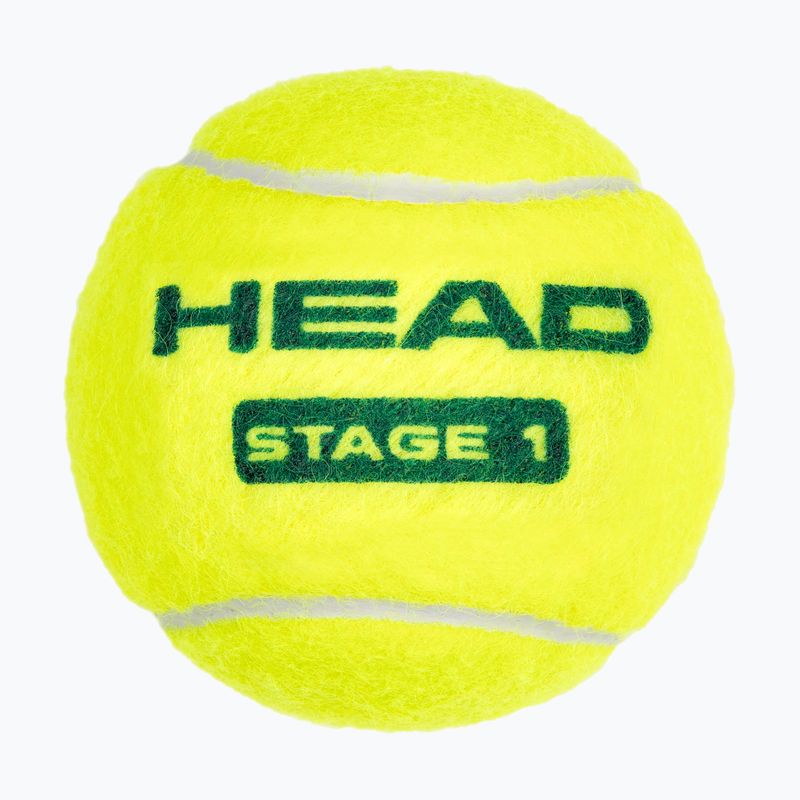 Tennisbälle Kinder HEAD Stage 1 3 Stk. green 3