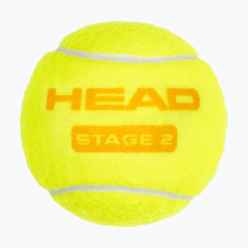 Tennisbälle Kinder HEAD Stage 2 3 Stk. orange 3