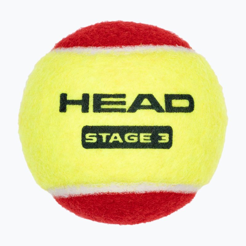 Tennisbälle Kinder HEAD Stage 3 3 Stk. red 3
