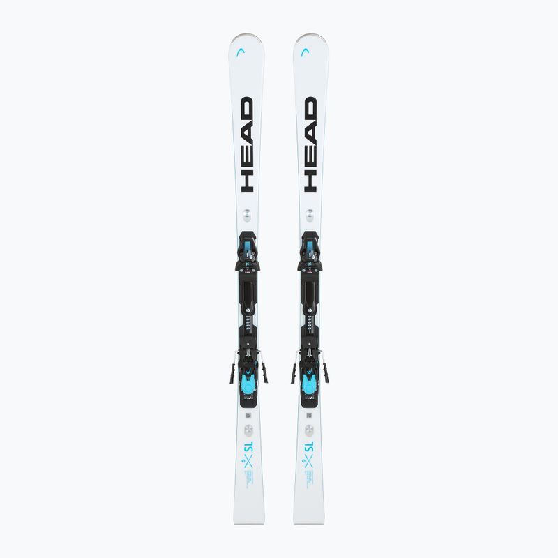 Abfahrtski HEAD WC Rebels e-SL RP EVO 14 + Schnürung Freeflex 14 GW white/blue