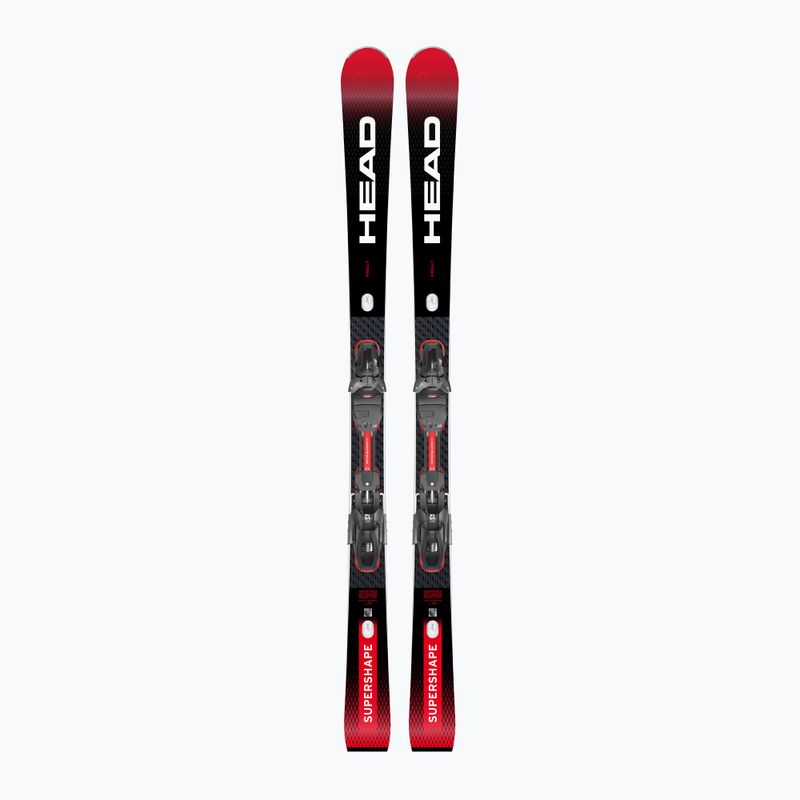 HEAD Supershape e-Rally SW BB-PR + PRD 12 GW schwarz/rot Downhill-Ski