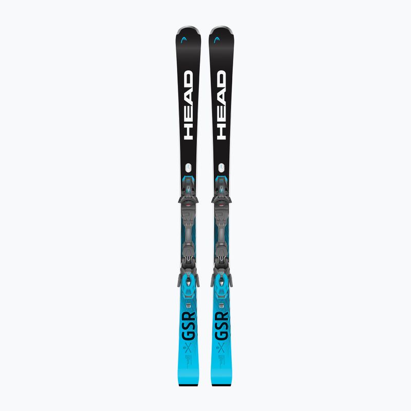 Abfahrtski HEAD Worldcup Rebels e.GSR + Schnürung PR 11 GW black/blue 8
