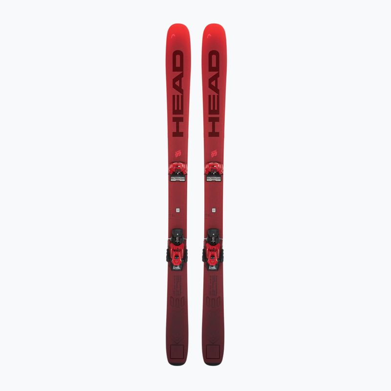 Abfahrtski HEAD Kore 99 + Schnürung Attack 14 GW red/anthracite