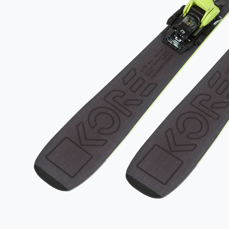 Abfahrtski HEAD Kore 93 + Schnürung Attack 14 GW yellow/anthracite 7