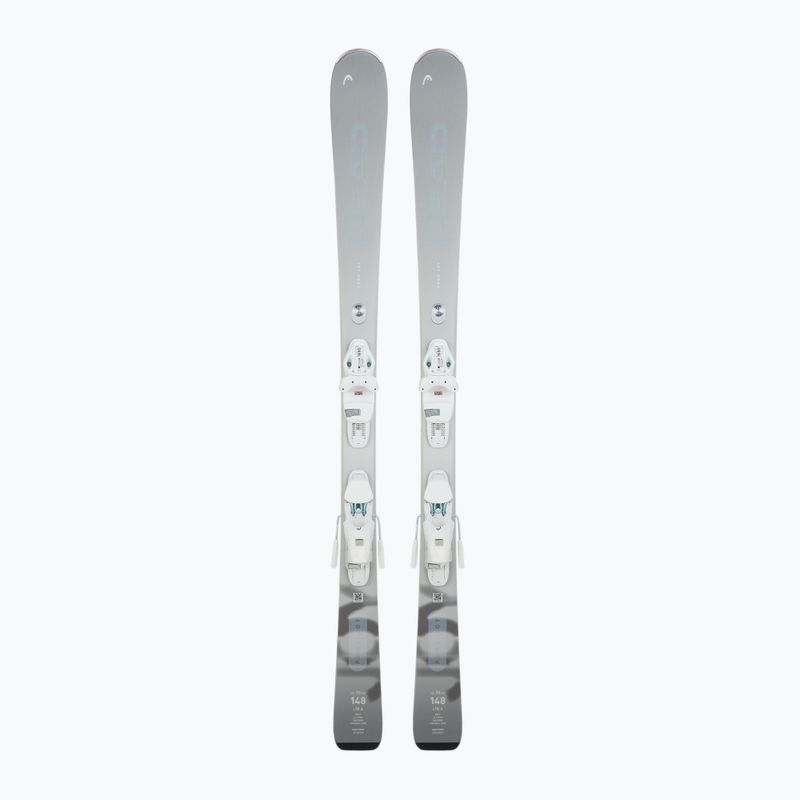 Abfahrtski Damen HEAD e.Pure Joy SLR BB Joy Pro + Schnürung Joy 9 GW SLR silver/grey