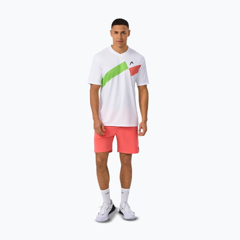 Tennis-Shirt Herren HEAD Topspin gi/print perf m 2