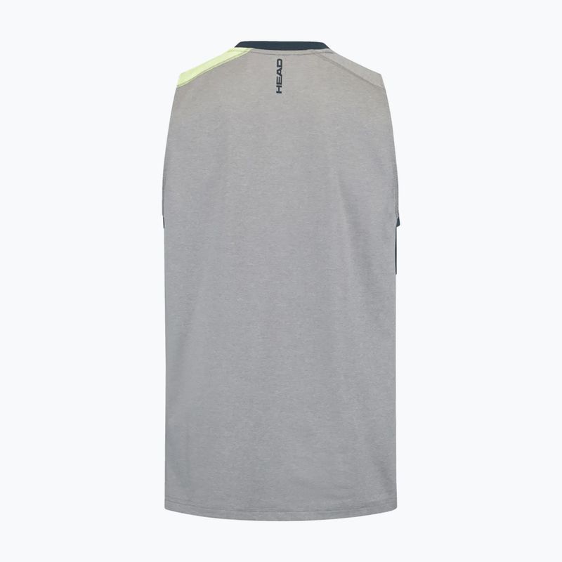 Tennis-Shirt Herren HEAD Topspin print vision m/navy 2