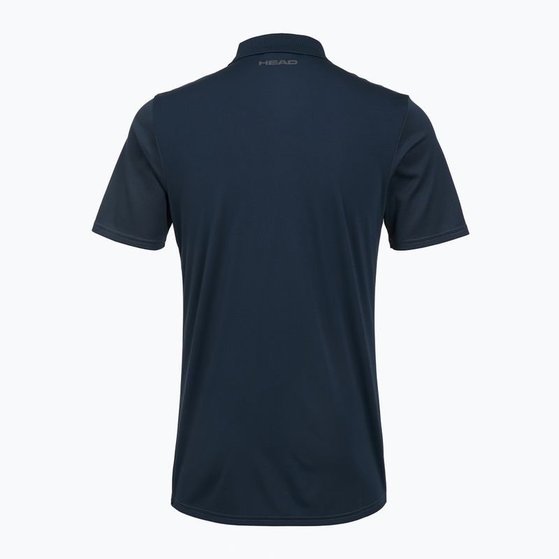 Polo-Tennis-Shirt Herren HEAD Club 25 Tech Polo navy 8