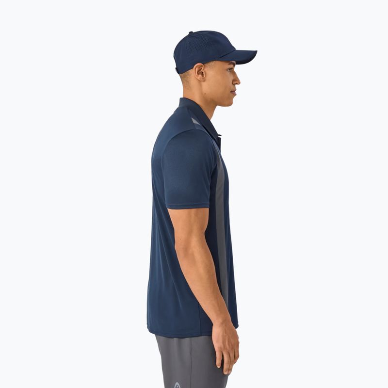 Polo-Tennis-Shirt Herren HEAD Club 25 Tech Polo navy 4
