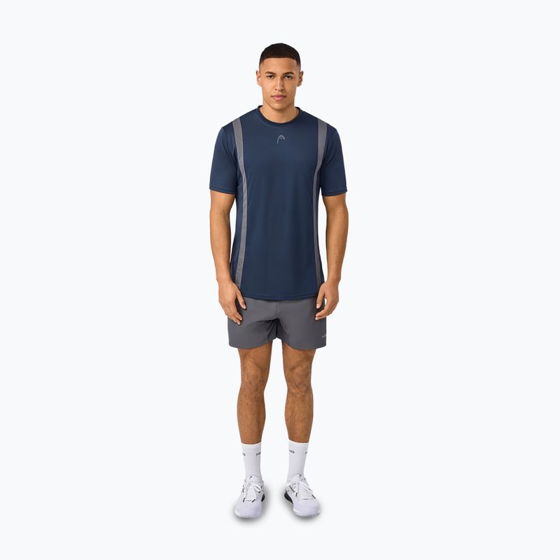 Polo-Tennis-Shirt Herren HEAD Club 25 Tech Polo navy 2